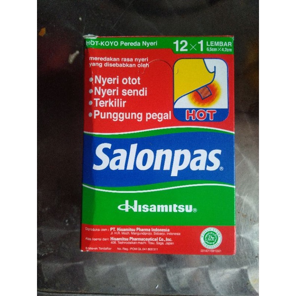 koyo salonpas hot per box
