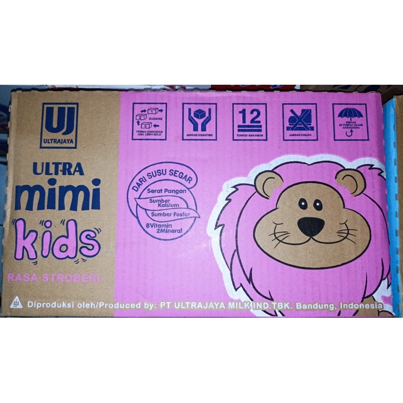 

Ultra Mimi Kids 125 ml Full Cream Stroberi