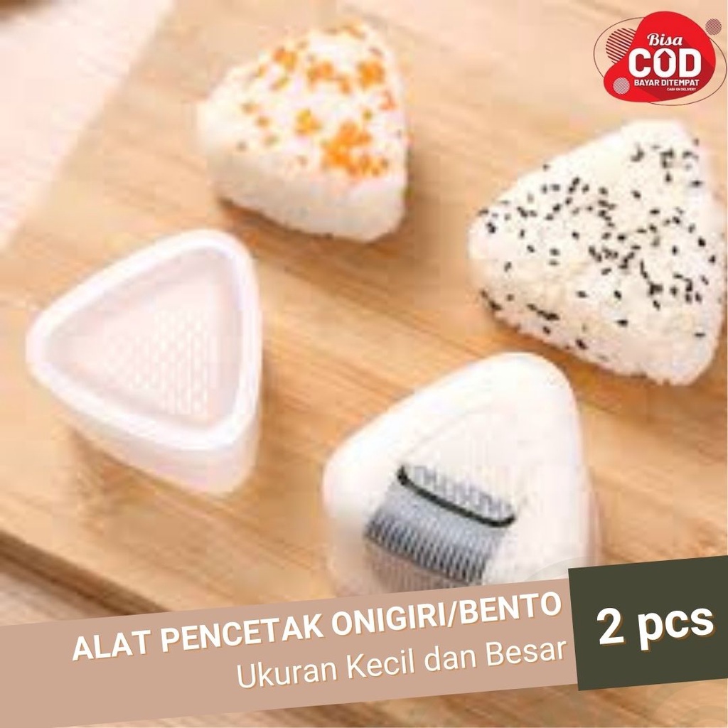 Cetakan Onigiri 1 pcs &amp; 2 pcs - Onigiri Mold - Cetakan Bento