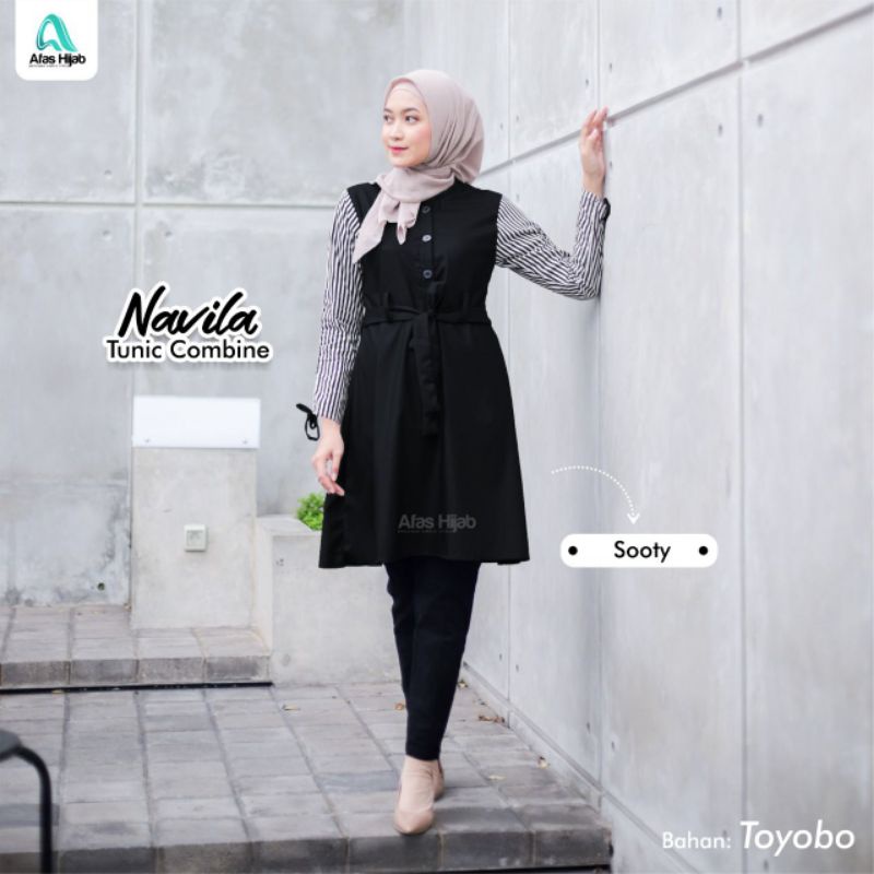 NAVILA TUNIC BY AFAS HIJAB