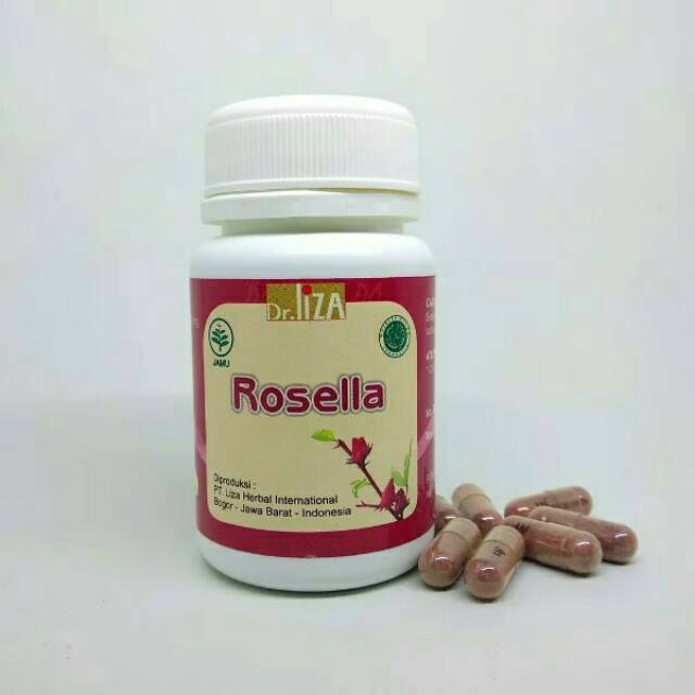 Liza Herbal ROSELLA Dr.Liza Untuk Kesehatan Kulit / Isi 45 Kapsul