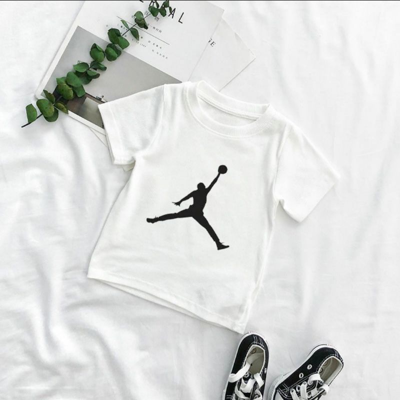 Kaos Oblong Anak JORDAN Kaos Anak Cotton Combed Baju Oblong Anak Lengan Pendek