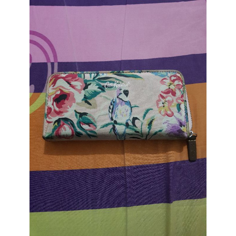 Wallet Cath Kidston Pink with Parrot (dompet cath kidston warna pink original murah)