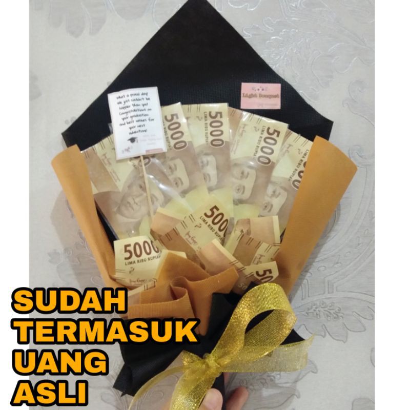 

READY BUKET UANG TERMURAH / UANG ASLI / KADO HADIAH SIDANG WISUDA (WAJIB CHECKOUT KARDUS)