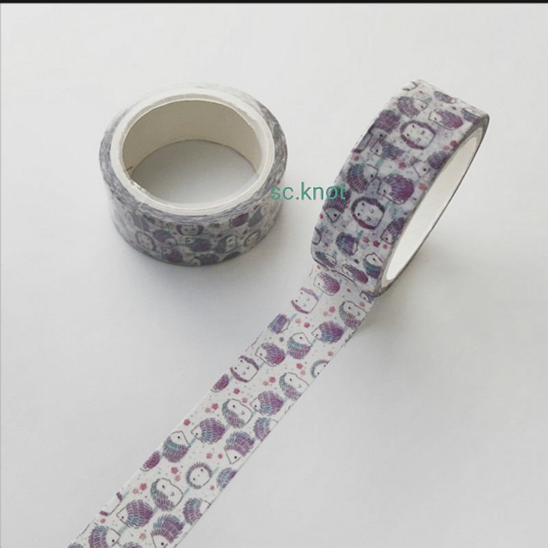 

Washi Tape Lucu Pita Perekat Dekoratif selotip untuk Sticker atau Scrapbooking Journal Diary