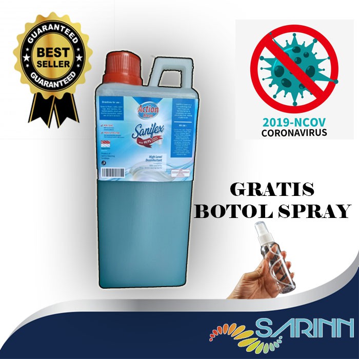 DISINFEKTAN SEMPROT DISINFECTANT SPRAY SANIFEX REFILL 1 LITER