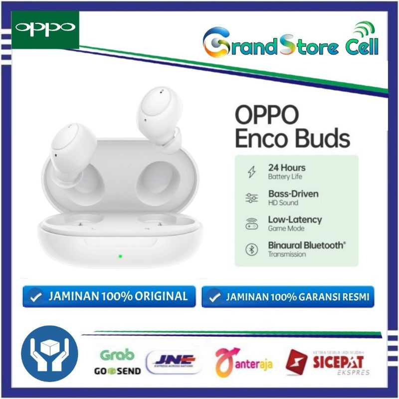 OPPO ENCO BUDS TWS Wireless Earphone Garansi Resmi OPPO