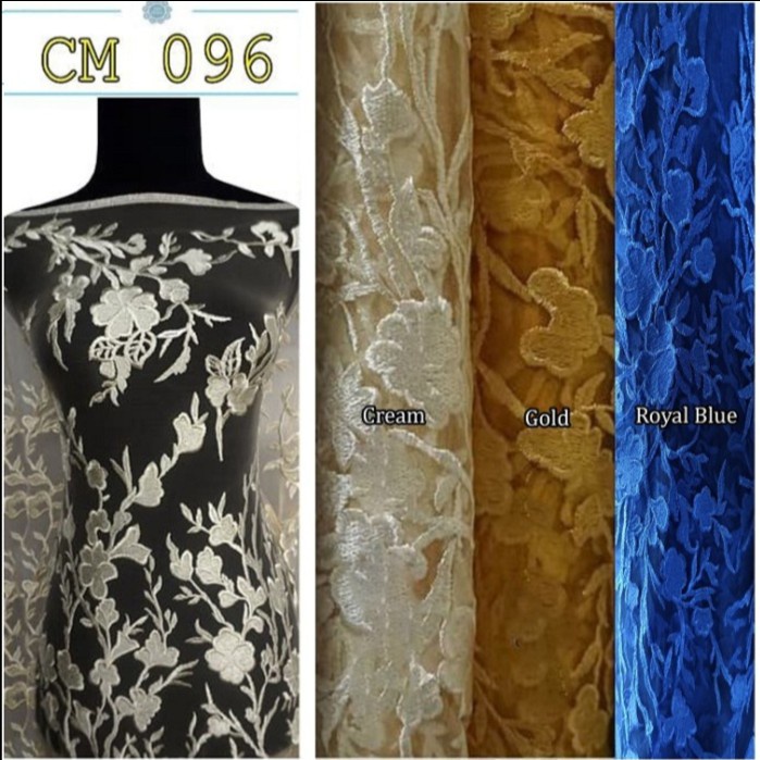 Kain Brukat / Kain Brokat - CM 096 - Gold