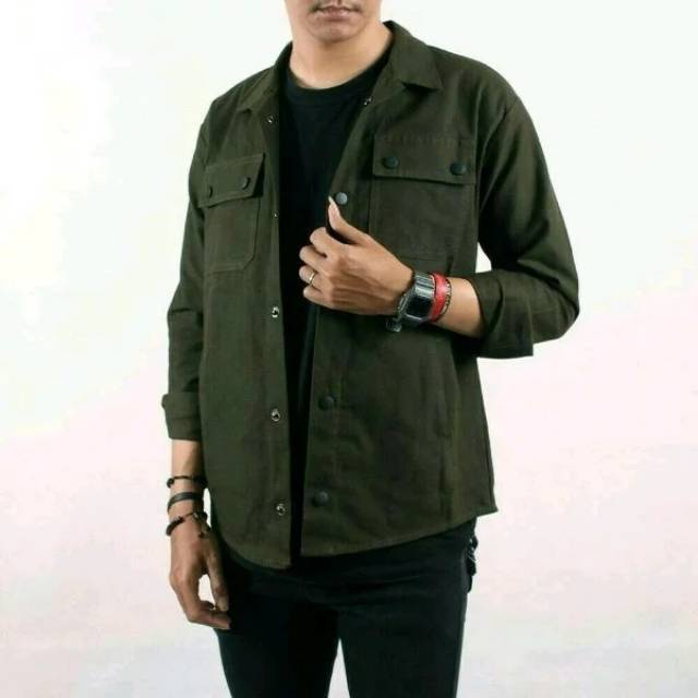 Jaket pria IKC 002 distro cbr six Bandung hoodie dua sisi bolak balik keren grosir pakaian pria H0D7