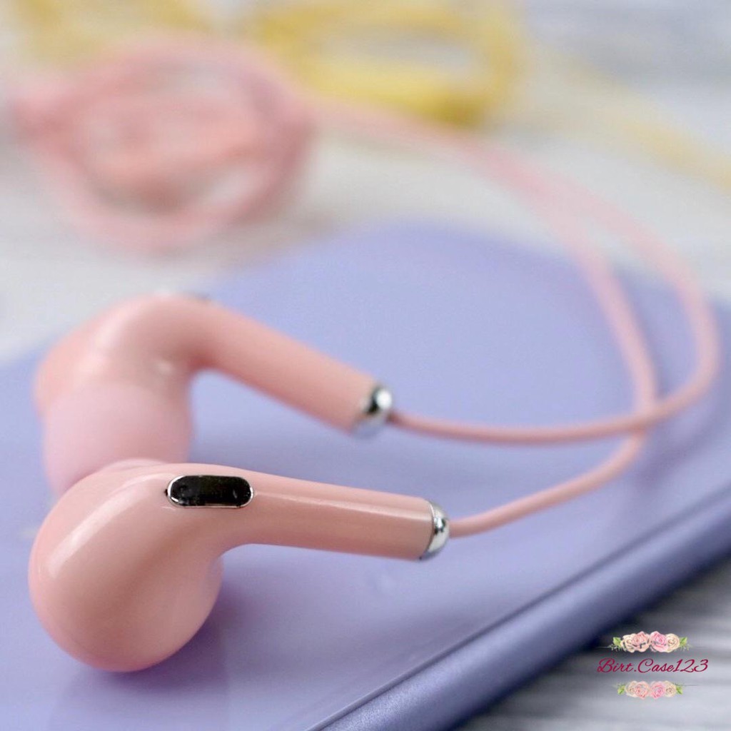 BM024 HEADSET HANDSFREE Hf earphone U28 MACARON MATE COLOR HIFI EXTRA BASS BC1363