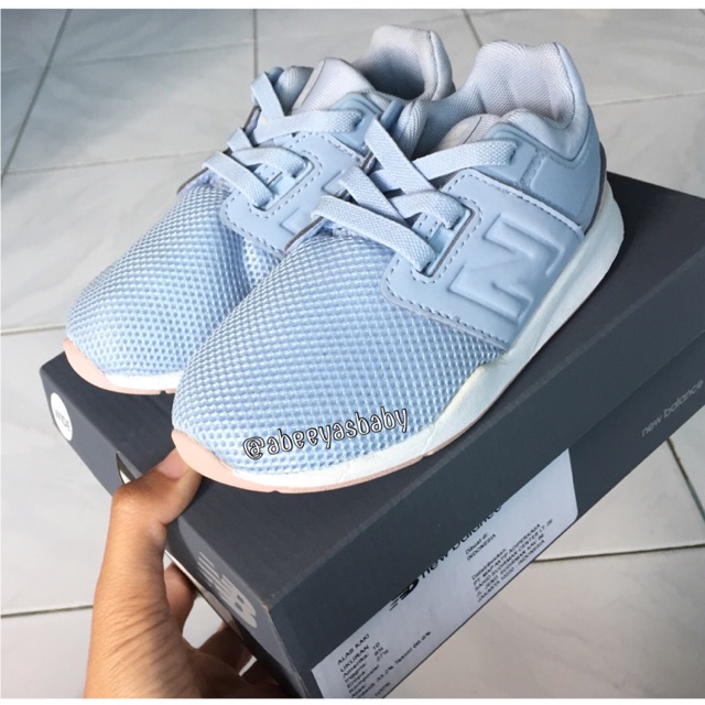 New Balance Kids Shoes 247 Blue (Slip On) sz 27.5/16cm