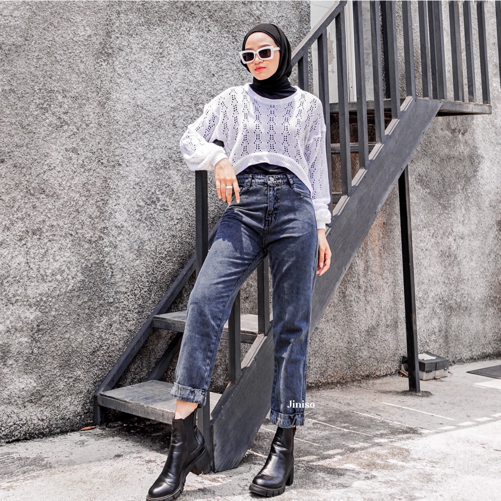 JINISO - HW Boyfriend Jeans 704 - 714 SLAYING BABE-3