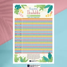 Poster Anak Poster Kegiatan Ibadah | Kun Sholihan