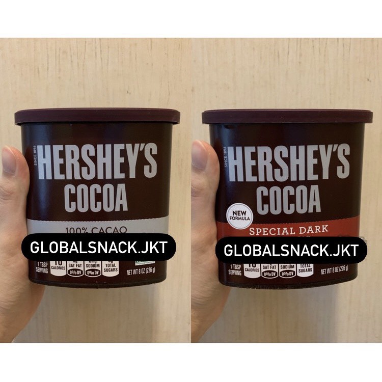 

HERSHEY'S NATURAL UNSWEETENED COCOA / HERSHEY SPECIAL DARK COCOA