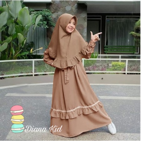 BAJU GAMIS ANAK PEREMPUAN UMUR 11 12 TAHUN GAMIS ANAK LEBARAN 2021 TERBARU BAJU RAMADHAN KEKINIAN #4