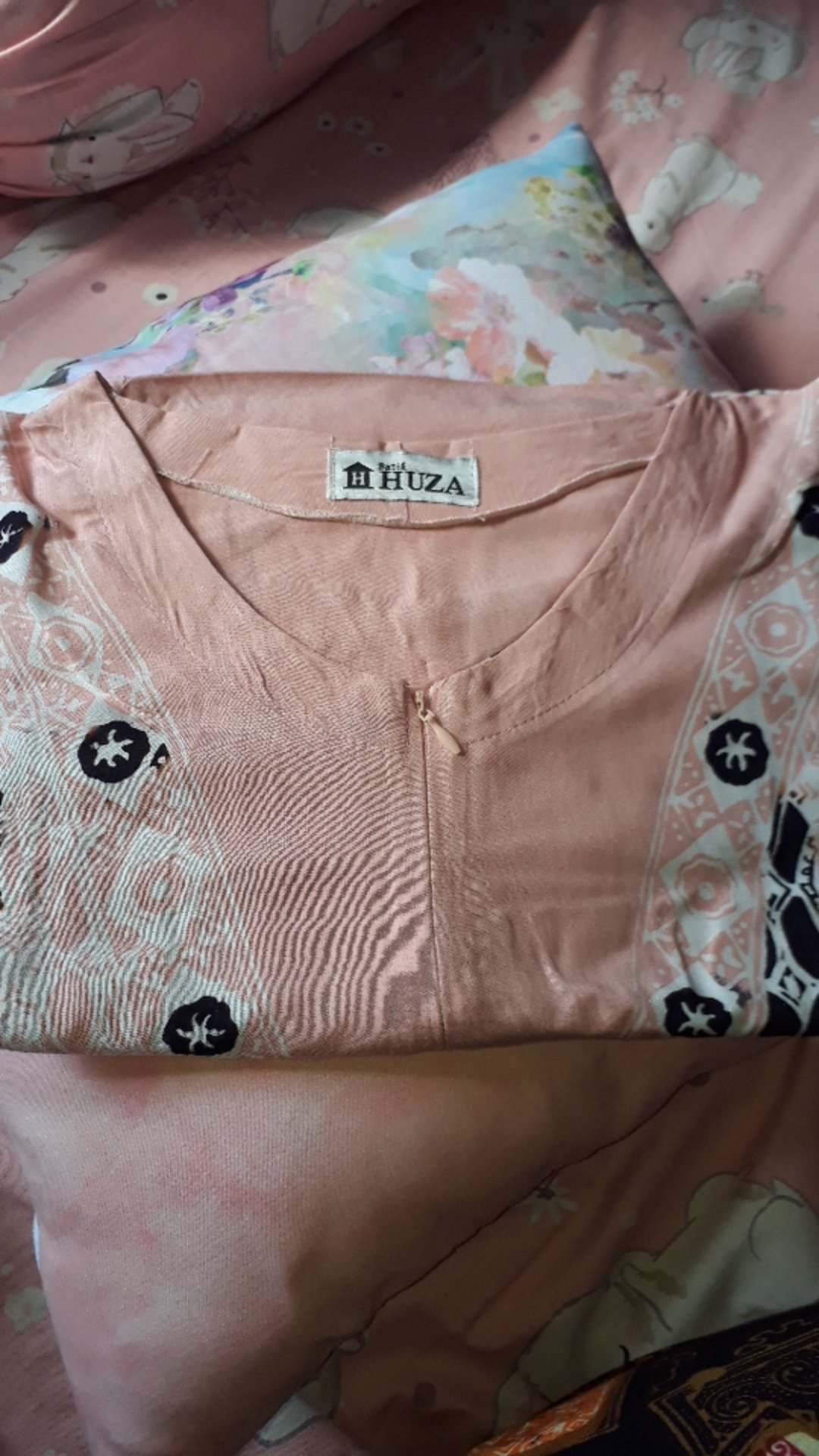 Lk Soft Clt Resl Batik Huza / Longdress Kelelawar Jumbo Batik Premium Pekalongan