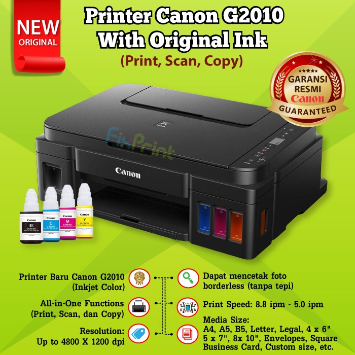 Printer CNON G2010 Print, Scan, Copy