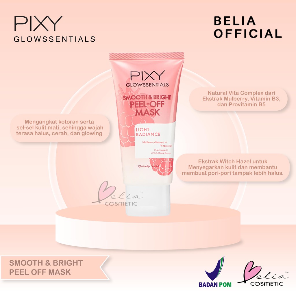 ❤ BELIA ❤ PIXY Glowssentials Light Radiant &amp; Pollution Off Mist, Micellar Water, Face Wash Mask Glow