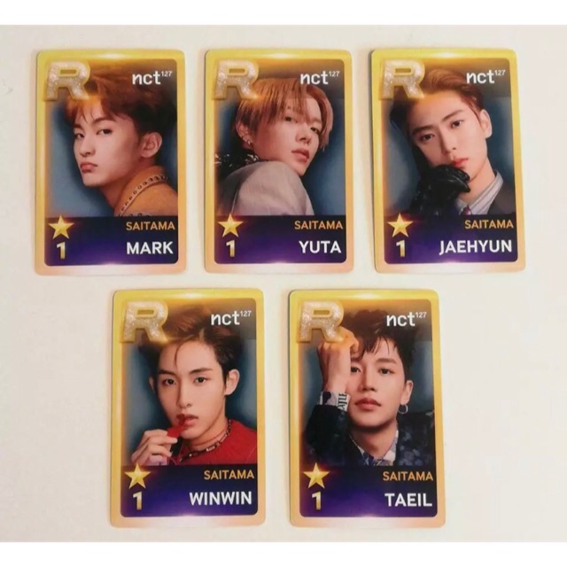 NCT 127 SAITAMA NEO CITY JAPAN PHOTOCARD (YUTA WINWIN JOHNNY HAECHAN JAEHYUN TAEYONG