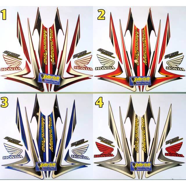 Striping Stiker Lis Standar Honda Megapro Primus 2006