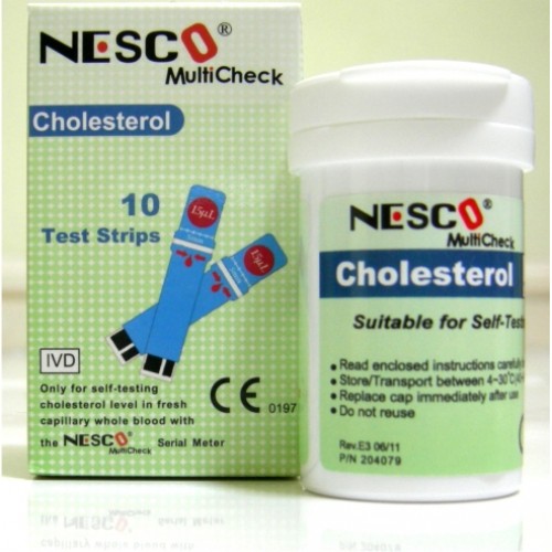 Jual NESCO CHOLESTEROL STRIP @10 STRIP / NESCO KOLESTEROL STRIP