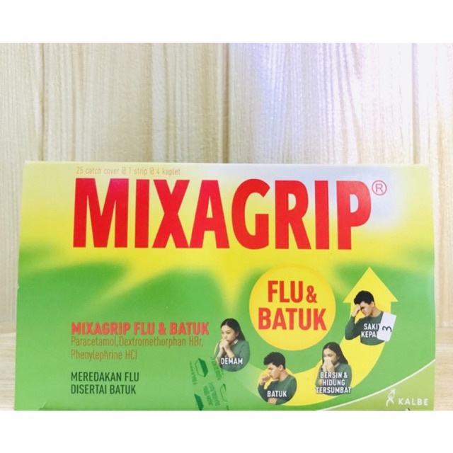 MIXAGRIP FLU &amp; BATUK | Meringankan Gejala Batuk dan Flu | 1 Strip