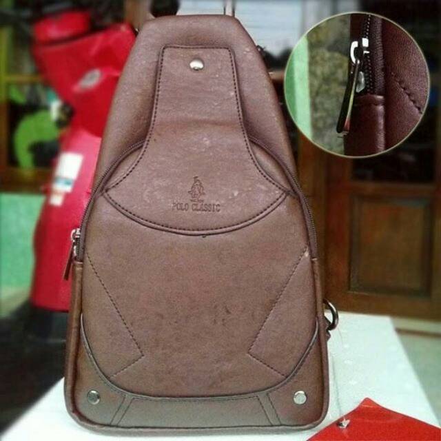 Tas Selempang pria /Shoulder Bag - Polo Classic SB89PC806 Original import