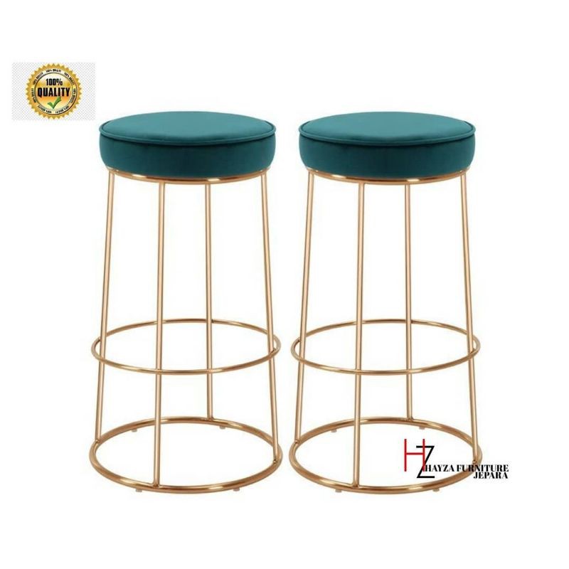 hayzafurniturejepara kursi bar cafe kursi besi cafe gold