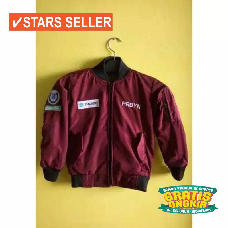 JAKET TERLARIS PRIA REMAJA TEBAL BOLAK BALIK / Jaket Bomber militer piaggio vespa Anak Pria &