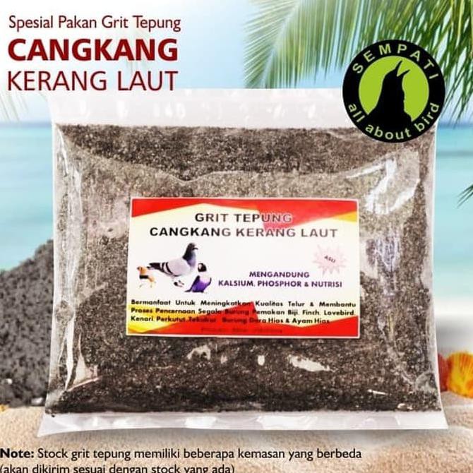 

GRIT TEPUNG CANGKANG KERANG LAUT PAKAN BURUNG NUTRISI UNTUK LOVEBIRD BIG SALE