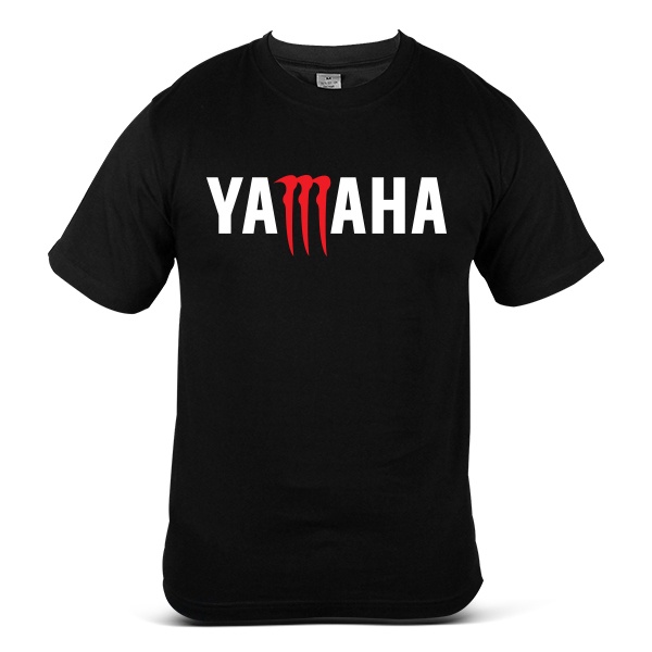 ⭐️⭐️⭐️⭐️⭐️POLO LOGO T-Shirt Short Sleeve Printed Yamaha Monster Motosikal MotoGP Bike Motor Superbik