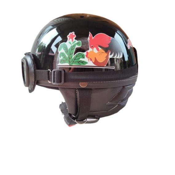 [KODE PRODUK N6KHF9445] Helm Chip Motif Ayam Jago Kawin