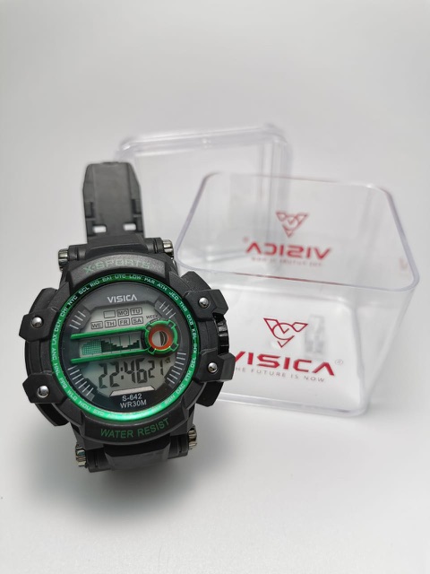 Jam Tangan VISICA kode 642 Tali Rubber Diameter 5 cm