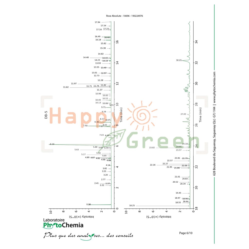 Happy Green Rose Damascena Absolute Oil - Minyak bunga Mawar Damascena