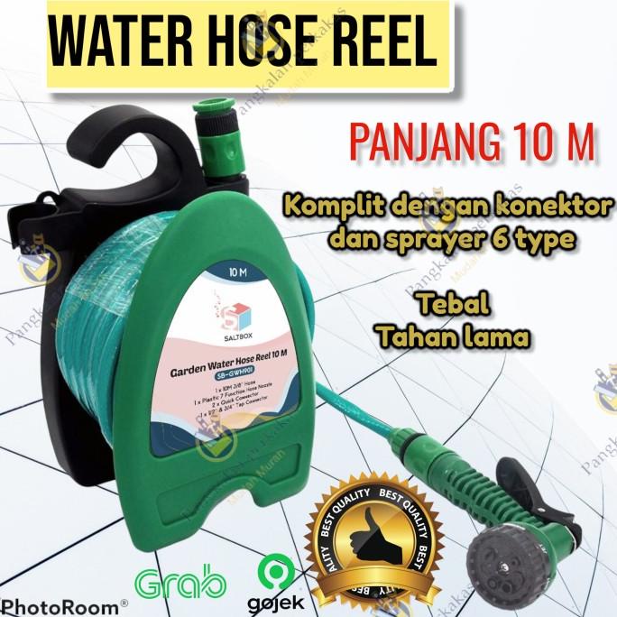 Selang air gulung water hose reel 10m set