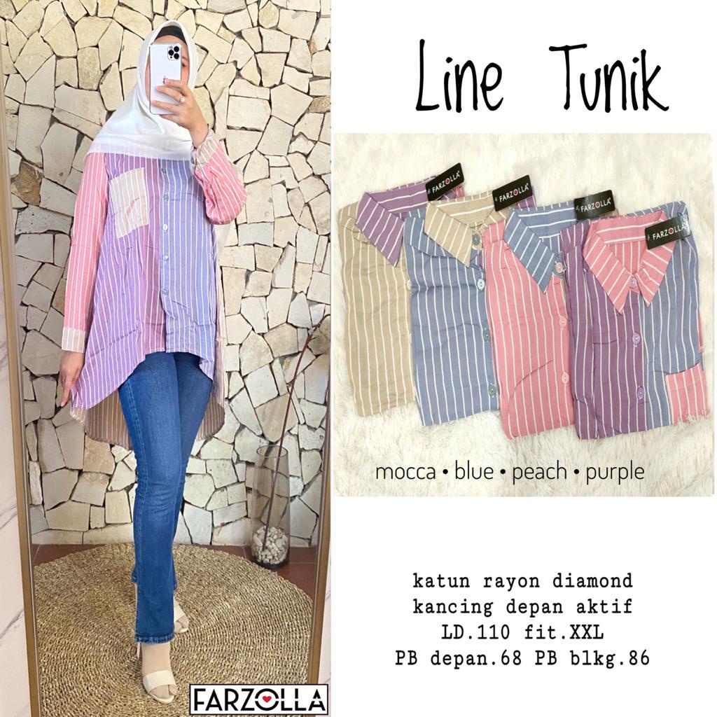 LINE TUNIK BY FARZOLLA | ATASA WANITA KEMEJA