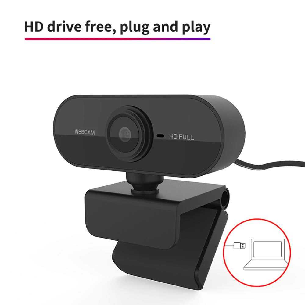 (100% BARANG ORI) Taffware HD Webcam Desktop PC Video Conference 1080P with Mic - F37