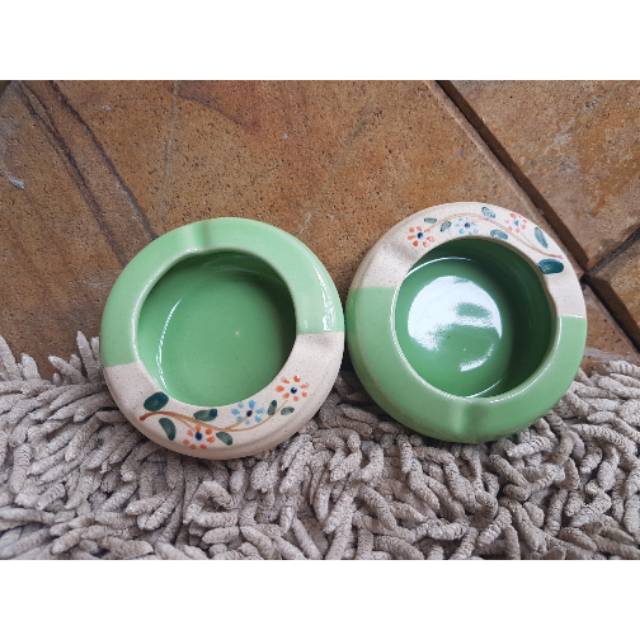 Souvenir Asbak Bahan Keramik Kemas Mika Custom Unik Murah Nikahan Wedding Pernikahan