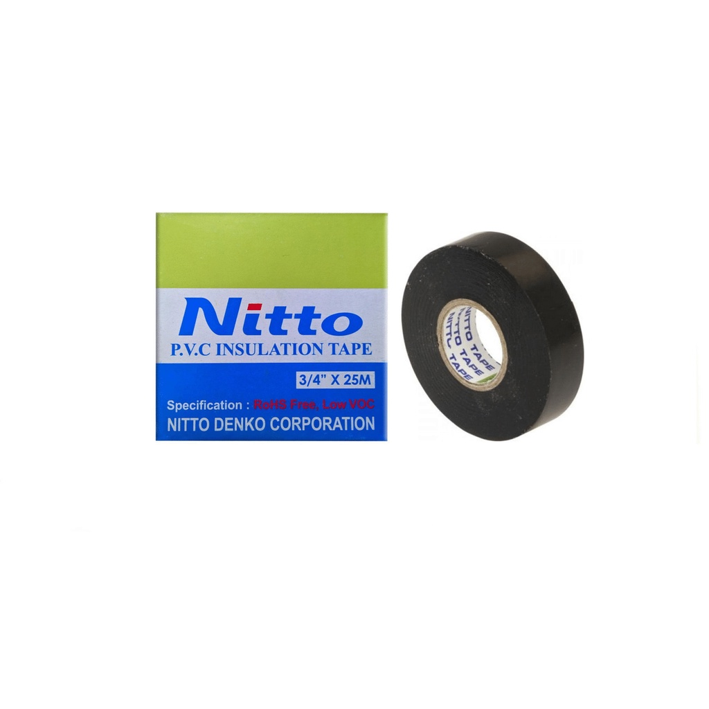 Nitto Isolasi Solasi Lakban Listrik Electrical Insulation Tape P.V.C