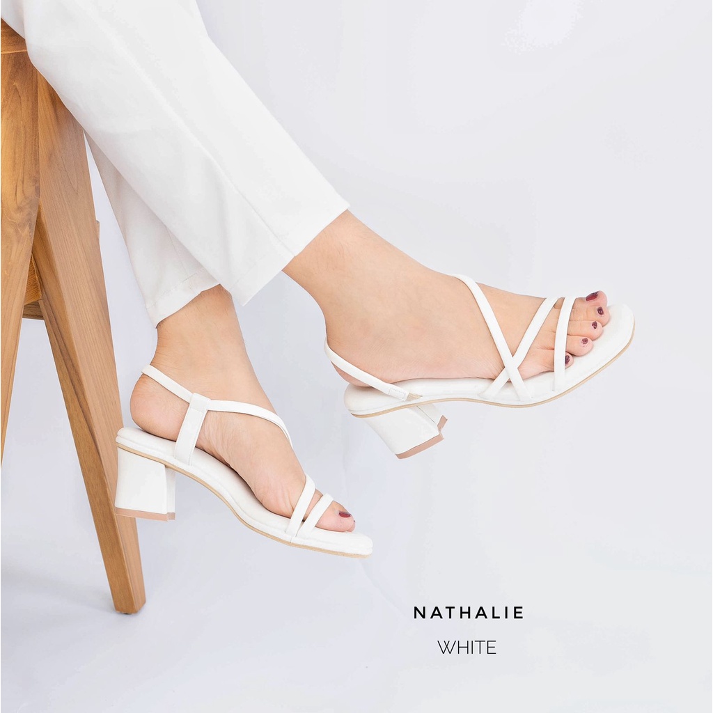 Bellashoesjkt Nathalie Heels Wanita-Putih