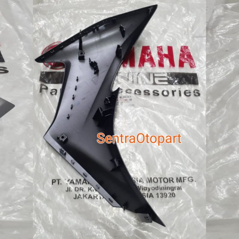 Sayap legsil legshield luar kiri aerox new 2021 grey metalik original ygp bbpf835u00p2