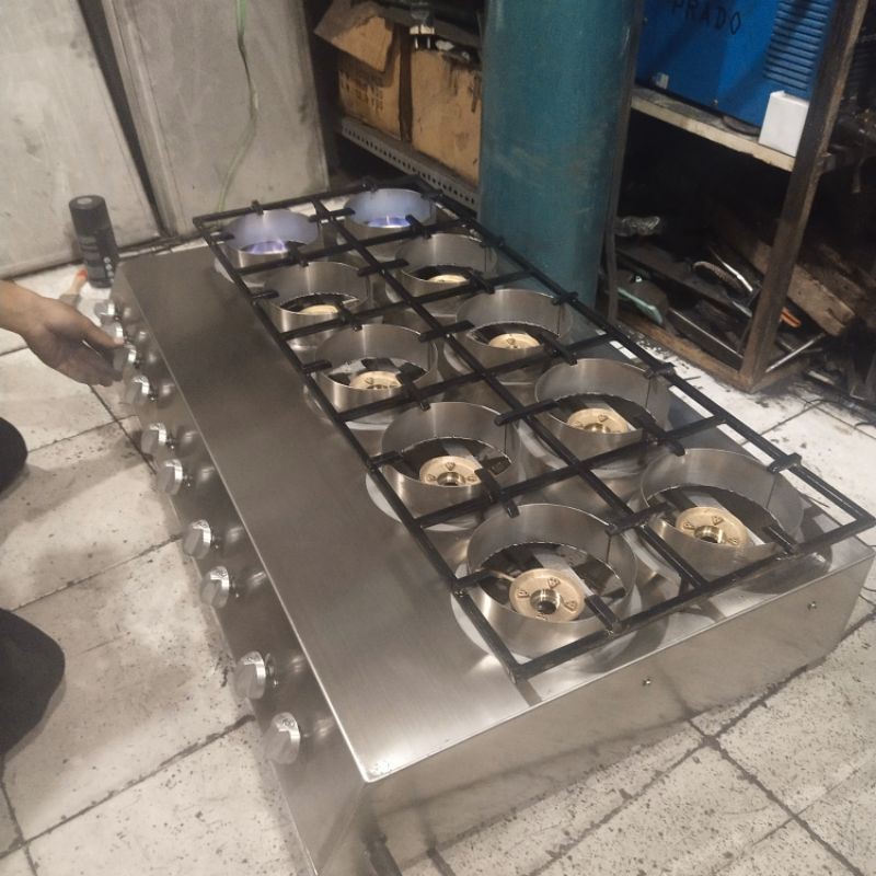kompor gas surabi serabi 10 tungku stainles