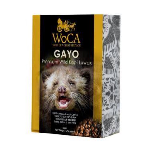 

WoCA Premium Gayo Arabica Kopi Luwak Liar - 50GR BIJI