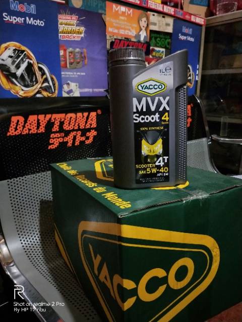 YACCO MVX Scoot 4 5w-40 100%sintetik oli