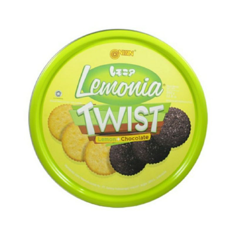 

Nissin Lemonia Twist Biscuit 360gr Kue Kaleng