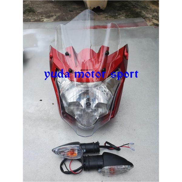 KEDOK KEPALA LAMPU DEPAN NEW VIXION ADVANCE NVA 2015 2016 PLUS SEN KANAN KIRI VIXION