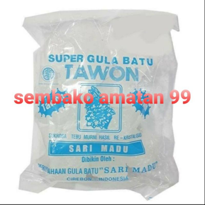 

Gula Batu Putih Tawon Kemasan 250 Gram