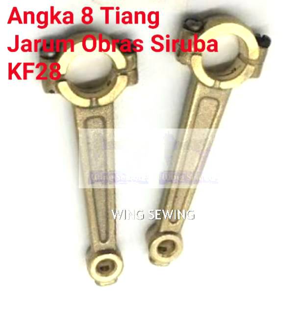 KF28 SIRUBA Angka 8 Delapan Tiang Jarum Mesin Jahit Obras Industri