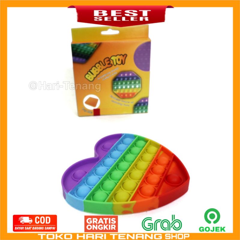 BUBBLE TOY/BUBBLE MODEL LOVE/TERSEDIA TIGA MACAM BUBLE