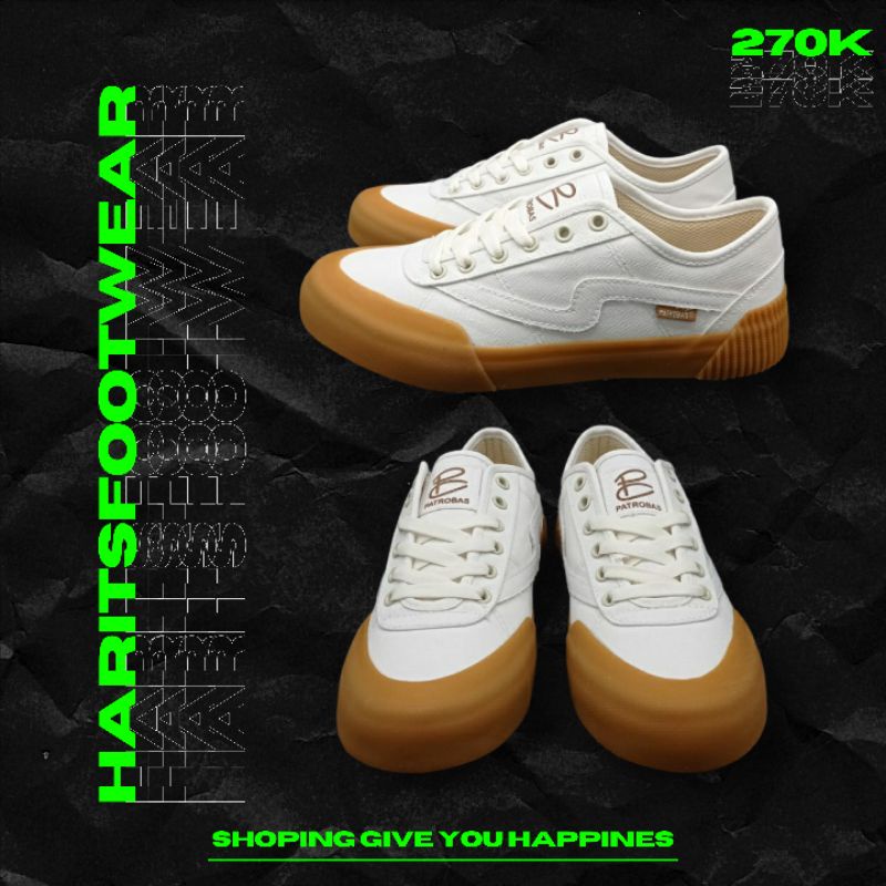 PATROBAS EQUIP WHITE GUM LOW